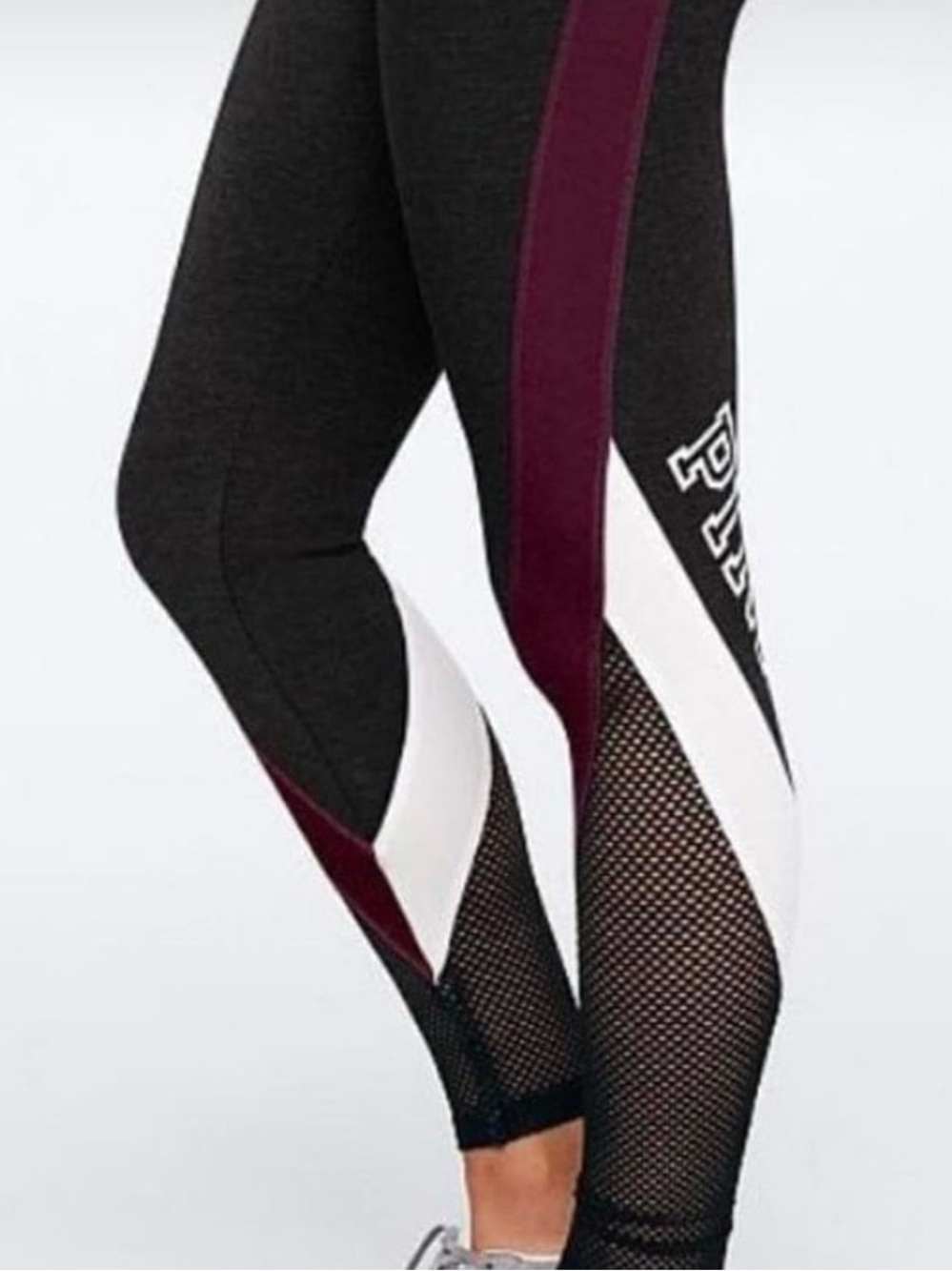 New Victoria Secret Pink Stripe Leggings Size Small